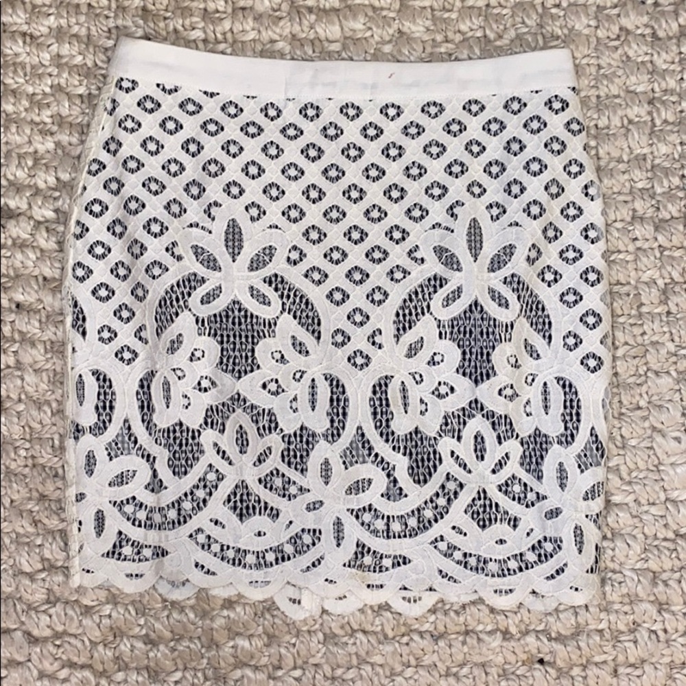 English Factory black and white skirt